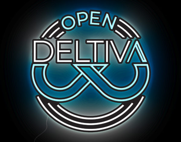 Deltiva Neon Sign